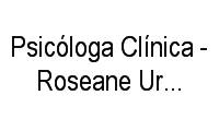 Logo Psicóloga Clínica - Roseane Urbano Rodrigues em Centro