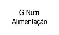 Logo G Nutri Alimentação em Santo Antônio