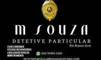 Logo detetive particular m.souza