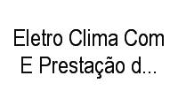 Logo Eletro Clima Com E Prestação de Serviços em Jardinópolis