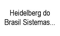 Logo Heidelberg do Brasil Sistemas Gráficos E Serviços em Vila Socorro