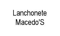 Logo Lanchonete Macedo'S em Catumbi