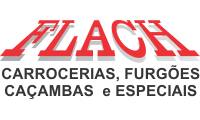 Logo Carrocerias Flach - Caçambas, Baús E Especiais em Conjunto Palmares