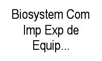 Logo Biosystem Com Imp Exp de Equip para Lab em Capão Raso