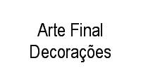 Logo Arte Final Decorações em Jardim América