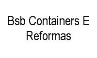 Logo Bsb Containers E Reformas em Zona Industrial (Guará)