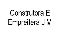 Logo Construtora E Empreitera J M