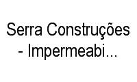 Logo Serra Construções - Impermeabilizações- Reformas em Chácaras Rio-Petrópolis