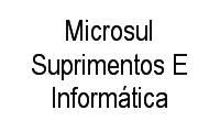Logo Microsul Suprimentos E Informática em Pátria Nova