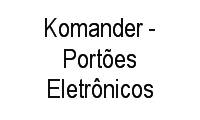 Logo Komander - Portões Eletrônicos