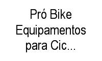 Logo Pró Bike Equipamentos para Cicloaventura