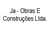 Logo Ja - Obras E Construções Ltda. em Realengo