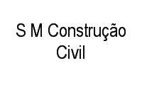 Logo S M Construção Civil em Japiim