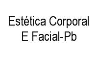 Logo Estética Corporal E Facial-Pb em Manaíra