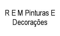 Logo R E M Pinturas E Decorações em Maracanã
