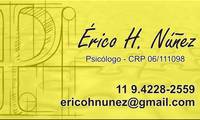 Logo Érico Humberto Núñez Psicólogo em Cerqueira César