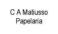 Logo C A Matiusso Papelaria