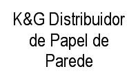 Logo K&G Distribuidor de Papel de Parede em Vila Formosa