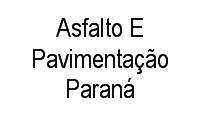 Logo Asfalto E Pavimentação Paraná em Jardim Azano II