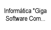 Logo Informática "Giga Software Computadores" em Plano Diretor Sul