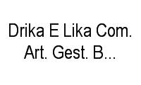 Logo Drika E Lika Com. Art. Gest. Bebê Criança Ltda. em Parque Novo Oratório