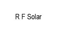Logo R F Solar em Indústrias I (barreiro)
