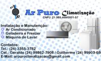 Logo Ar Puro Climatização em Vila Verde