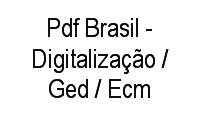 Logo Pdf Brasil - Digitalização / Ged / Ecm em Vila Uberabinha