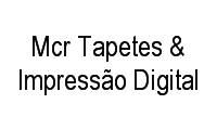 Logo Mcr Tapetes & Impressão Digital em Zona 01