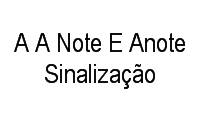 Logo A A Note E Anote Sinalização em Grajaú