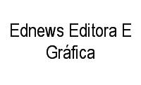 Logo Ednews Editora E Gráfica em Rocha
