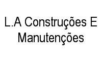 Logo L.A Construções E Manutenções