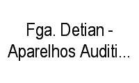 Logo Fga. Detian - Aparelhos Auditivos E Reabilitação em Cajazeiras Viii