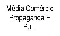 Logo Média Comércio Propaganda E Publicidade em Centro