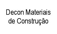 Logo Decon Materiais de Construção em Aventureiro