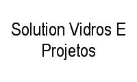 Logo Solution Vidros e Projetos em Novo Aleixo