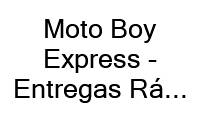 Logo Moto Boy Express - Entregas Rápidas Logística em Osvaldo Rezende
