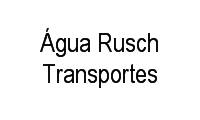Logo Água Rusch Transportes em Setor Habitacional Vicente Pires