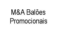 Logo M&A Balões Promocionais