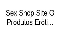 Logo Sex Shop Site G Produtos Eróticos Vendas Online em Braz de Pina