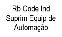 Logo Rb Code Ind Suprim Equip de Automação em Bela Vista