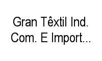 Logo Gran Têxtil Ind. Com. E Importação de Tecidos