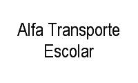 Logo Alfa Transporte Escolar