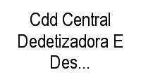 Logo Cdd Central Dedetizadora E Desentupidora em Sumaré