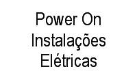 Logo Power On Instalações Elétricas em Brazmadeira