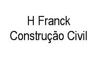 Logo H Franck Construção Civil em Xaxim