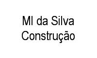 Logo Ml da Silva Construção em Santos Dumont