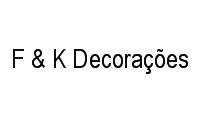 Logo F & K Decorações em Moquetá