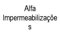 Logo Alfa Impermeabilizações em São Jorge