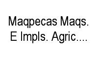 Logo Maqpecas Maqs. E Impls. Agric. Imp. Exp. em Triângulo Velho